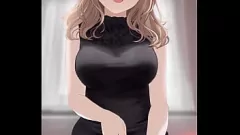 Redare Cutie anime călărește greu pe penis, cumming peste tot