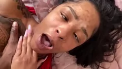 Jouer Ebano dilettante nero Step Mom schizza su tutta la BBC a San Valentino