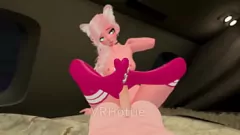 Abspielen Amateur-Anime-Fußjob im privaten Jet Vrchat ERP