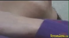 Play Hairy Asian Teen Pleasures Herself in Public