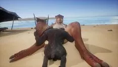 Play Caprine animal fucks and cum on lounge lizard womanhood's tits - wildernessliving